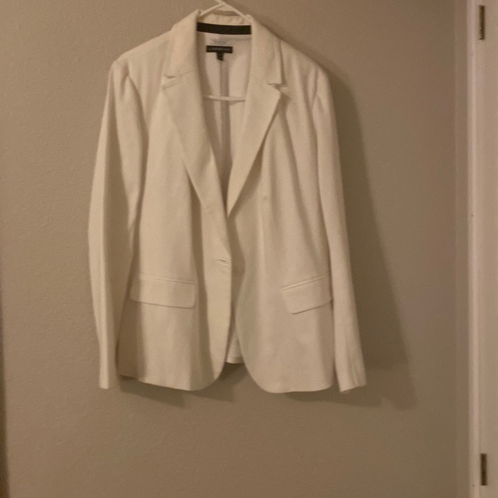 Lane Bryant White Blazer - Buy 1 get 1 free!